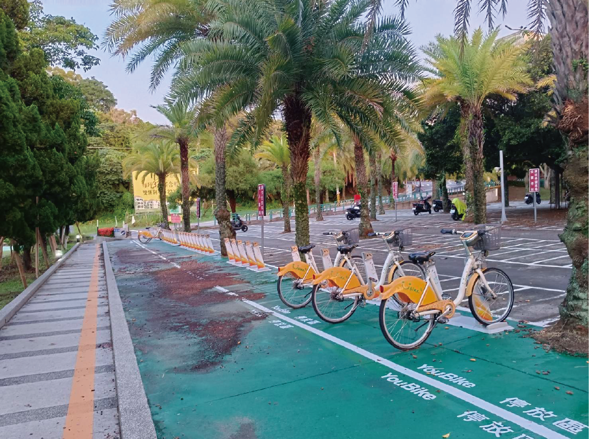 本校第一機車停車場-YouBike站點